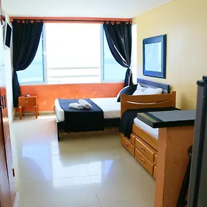 E19c1 Apartamento En Vista Al Mar Aire Acondicionado Y Wifi Apartamento